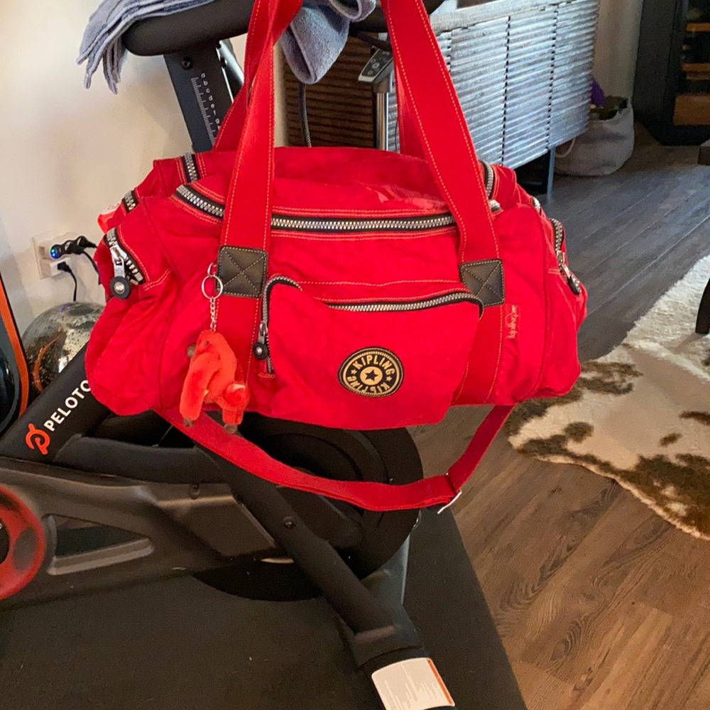 Kipling Large Red Duffle bag